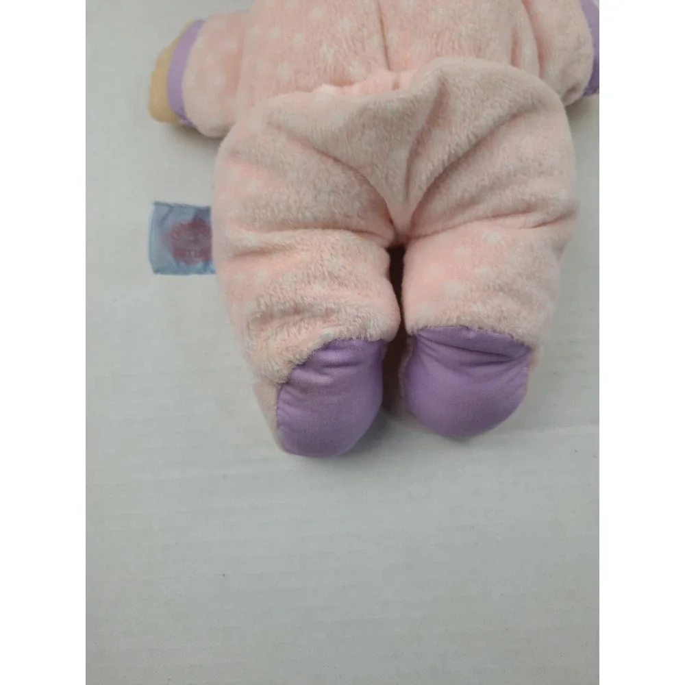 Vintage‎ 1988 Cabbage Patch Kids Baby-Land Plush Doll Pink Soft Body Pacifier